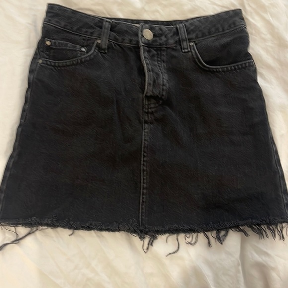 ASOS Black Denim Mini Skirt - Picture 1 of 5